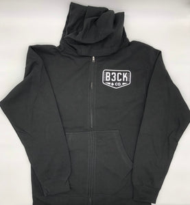 Black Zip Up Sweatshirt
