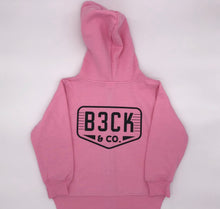 Load image into Gallery viewer, Kids Pink Zip Up Sweatshirt
